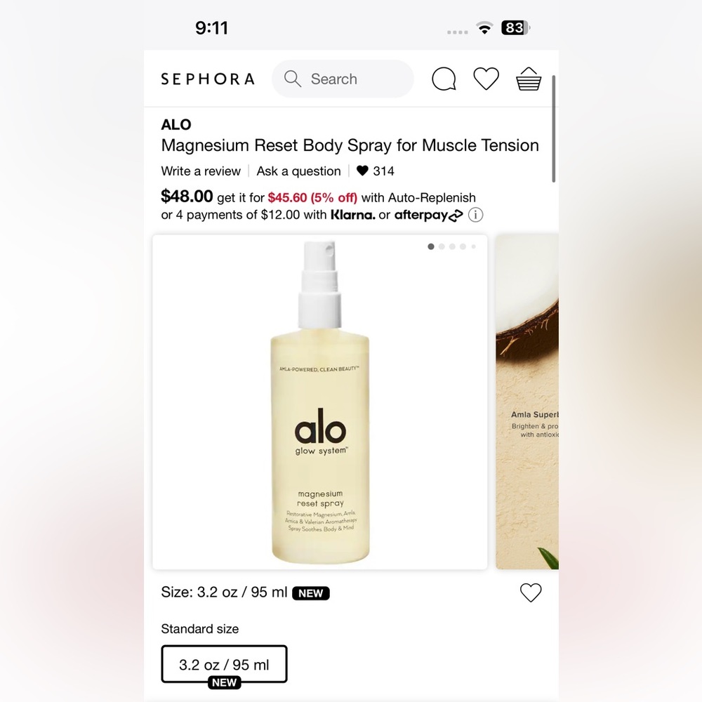 Magnesium Reset Body Spray